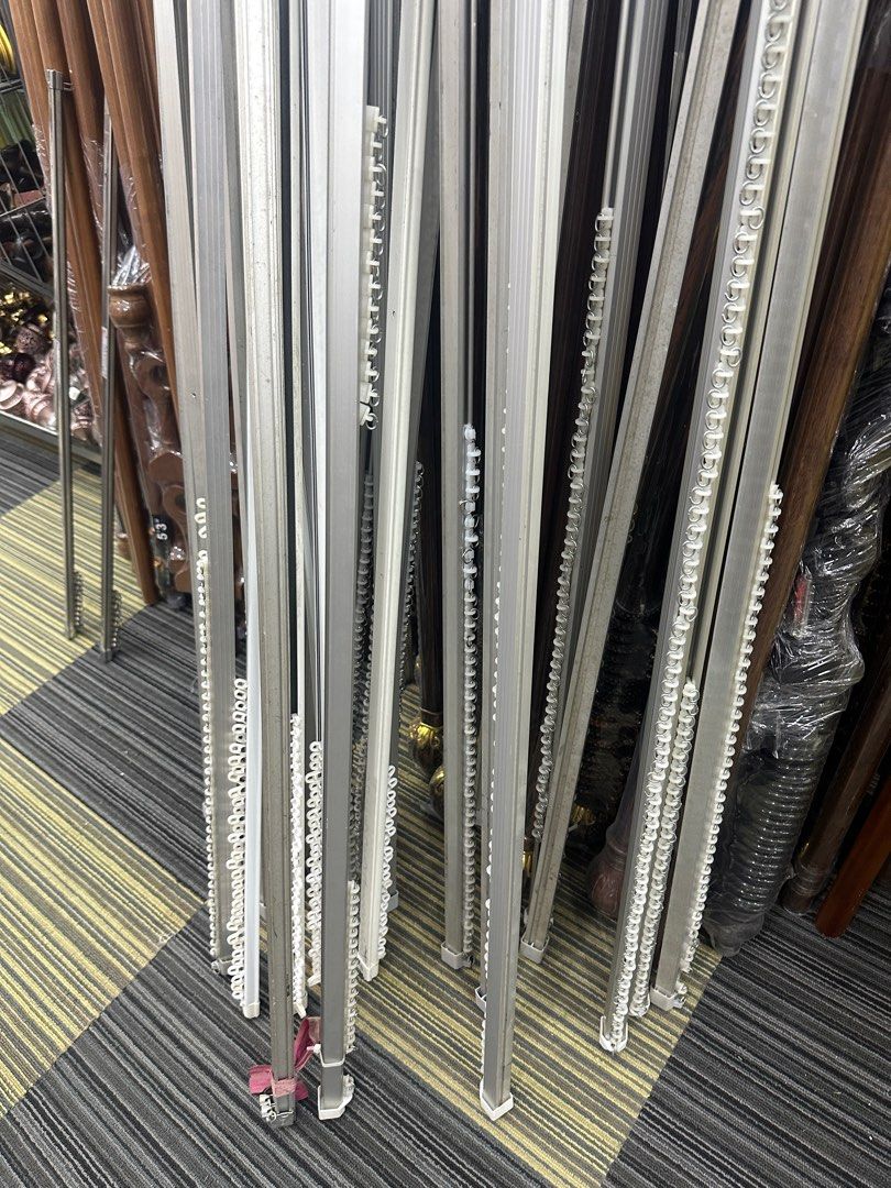 Curtain Railing Langsir Besi, Furniture & Home Living, Home Decor