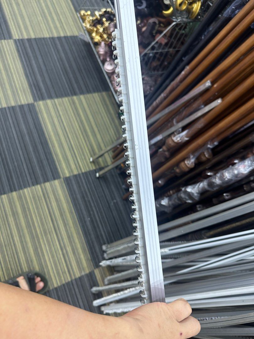 Curtain Railing Langsir Besi, Furniture & Home Living, Home Decor