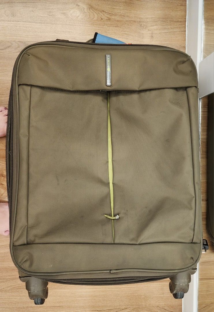 Delsey Medium Luggage - Fiber Lite (Category: Luggage) located in Pasig City. Submitted by pepperoo (Listing ID 1264821969, Image 1). Description: Delsey Fiber Lite 53Cm 4 -Wheel Cabin Trolley Case - Iguana The Fiber Lite range from Delsey offers style, contemporary design and an almost weightless luggage experience. With super light fabric, reinforced edges and architectural lines this range of suitcases is perfect for the frequent traveller and