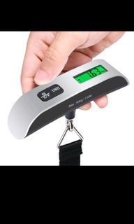 Luggage Scale, 50kg/110lb Portable Mini Suitcase Scale Household Digital  Display Scale Applied Aircraft Luggage Outdoor Scale Weighing Balance