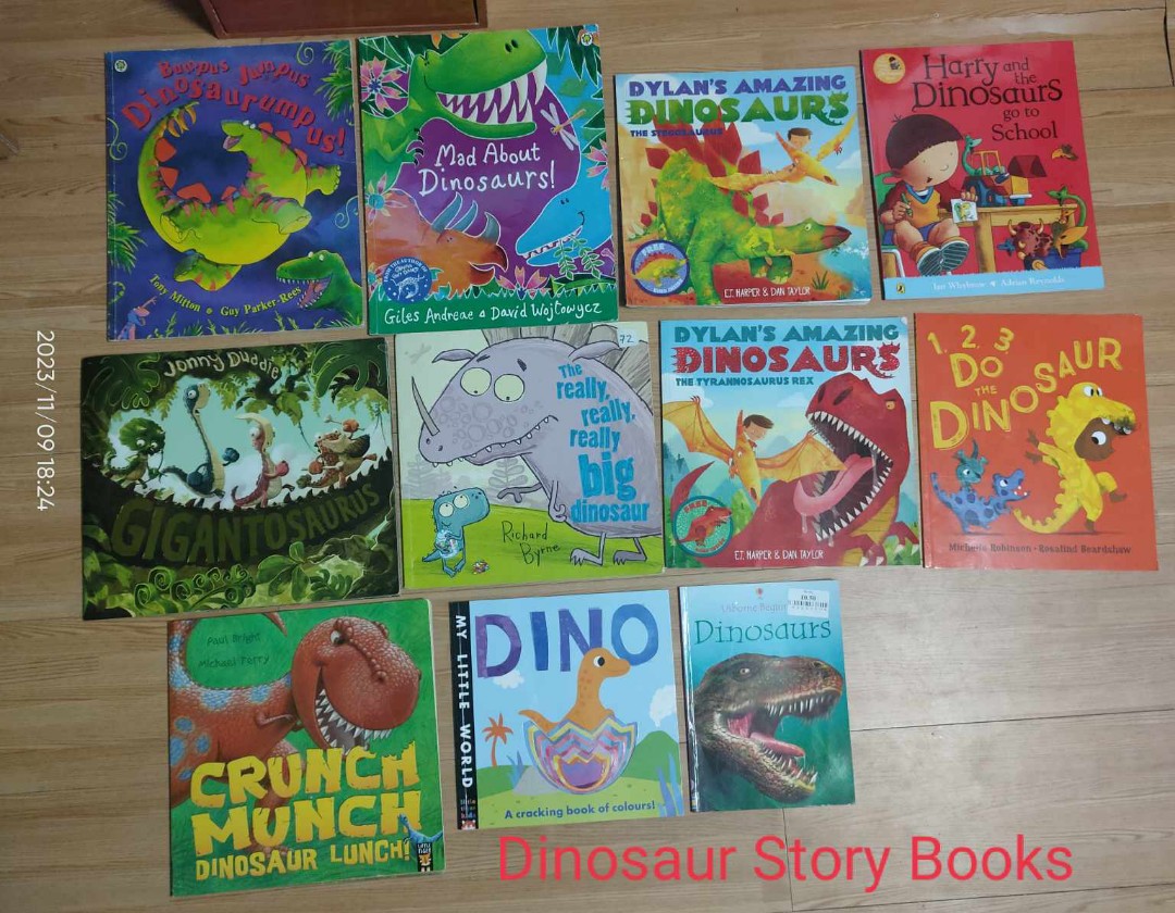 Dinosaur Story Books, Hobbies & Toys, Books & Magazines, Children's