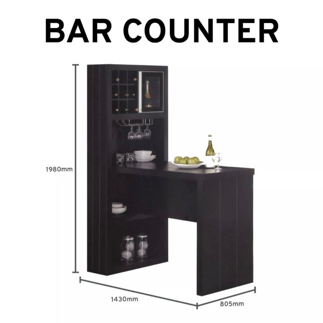 (Sold) Display set Bar Counter Bar Table High Table, Furniture & Home