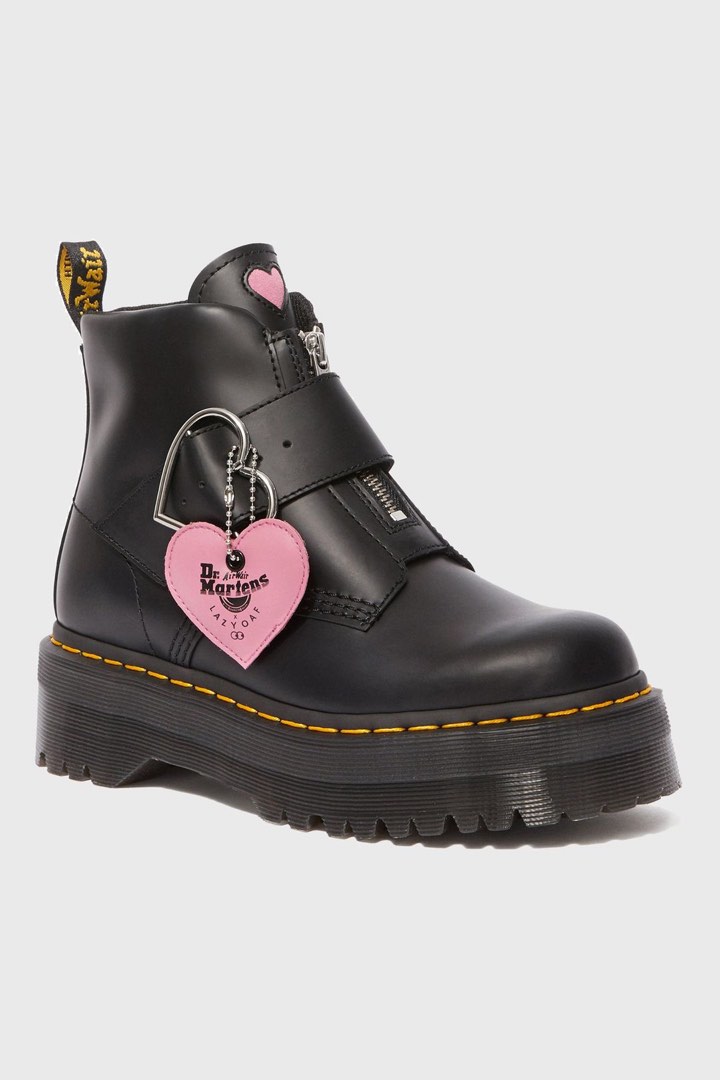 dr martens x lazy oaf buckle boot Women s Fashion Footwear Boots on Carousell
