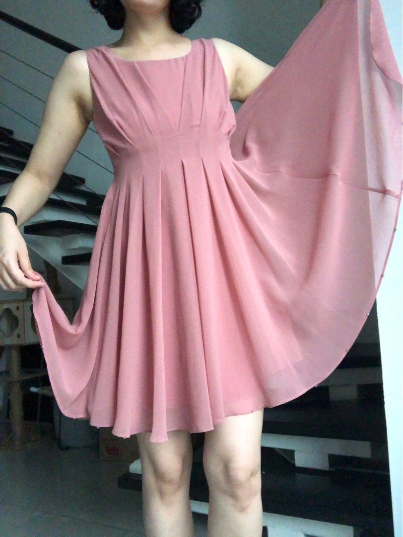 Dusty pink wedding guest dress / special occasion dress, Women's Fashion, Dresses & Sets, Dresses on Carousell Dusty pink wedding guest dress / special occasion dress, Women's Fashion, Dresses & Sets, Dresses on Carousell