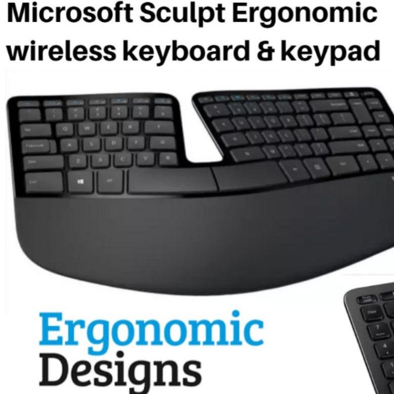 Ease your carpal tunnel with Sculpt Ergonomic Keyboard and Keypad