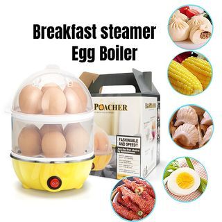 new Electric Egg Boiler with Auto Shut Off Feature Mini Breakfast