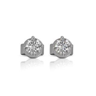 White gold bar new arrivals earrings