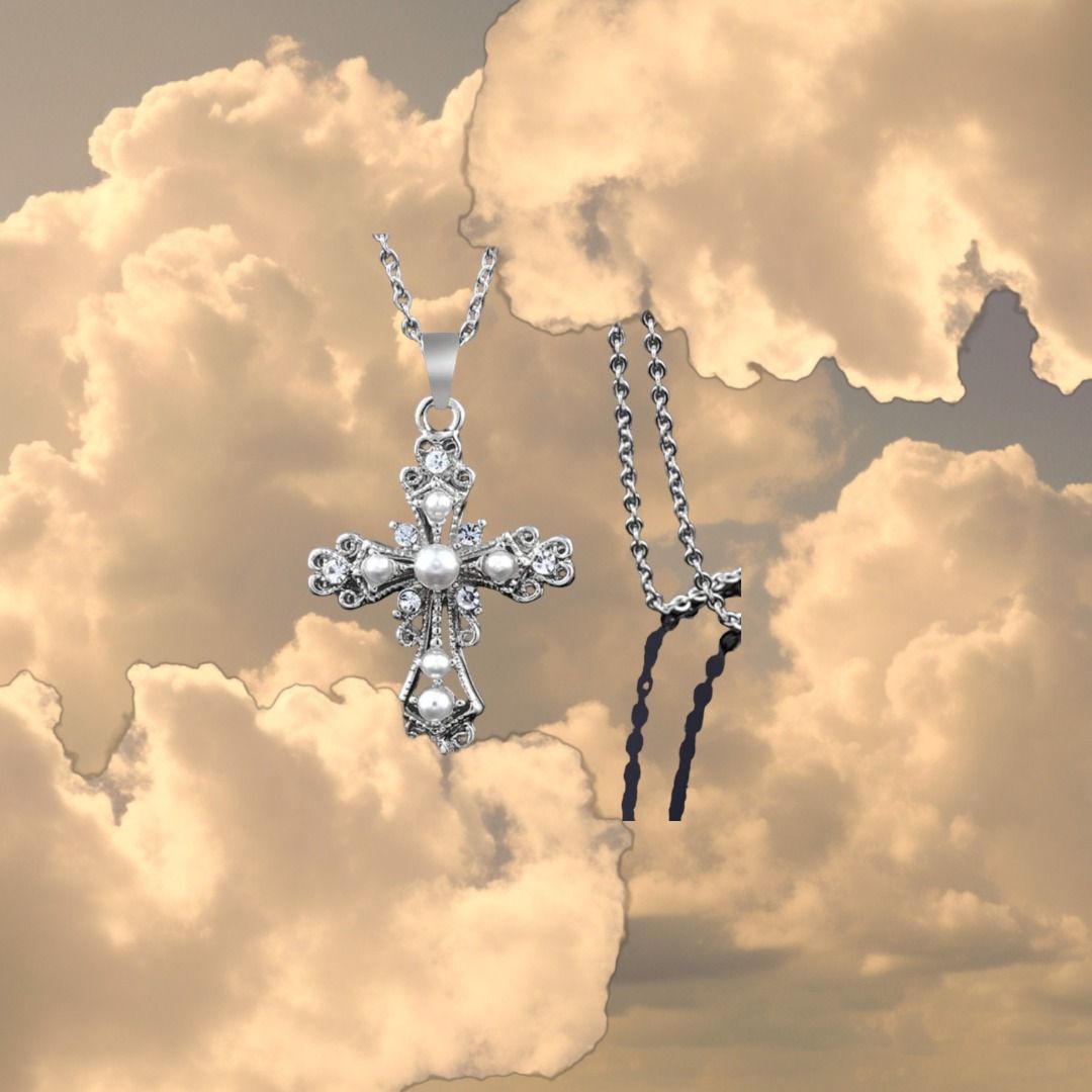 Elegant cross 2025 necklace
