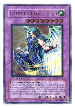 Elemental Hero Tempest - EEN-EN034 - Ultimate Rare - 1st Edition