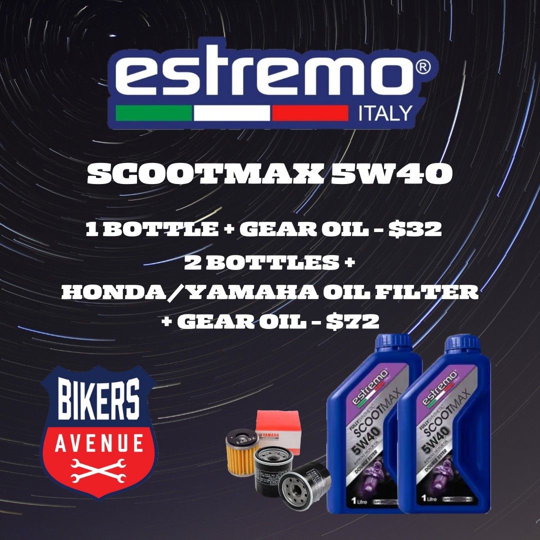 ESTREMO ENGINE OIL PROMO(*ENDS 31 DEC 2023), Motorcycles, Motorcycle