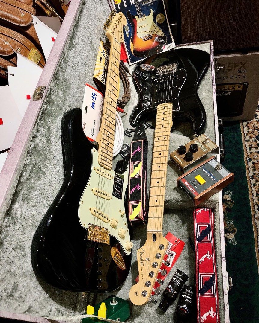 Fender player stratocaster outlet limited edition black
