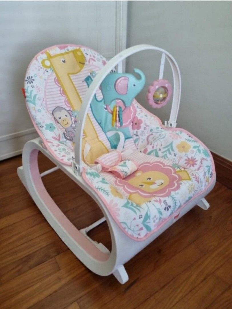 Fisher price best sale rocker chair pink