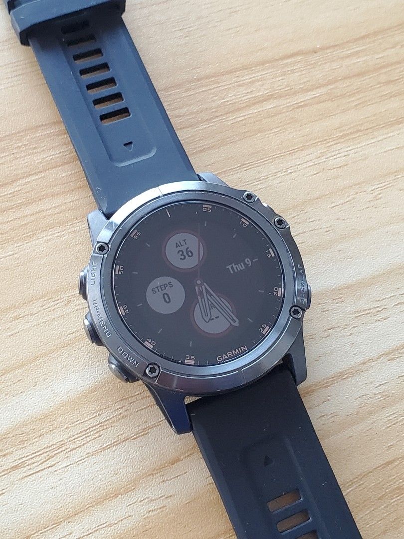 Garmin 5x plus sapphire titanium sale
