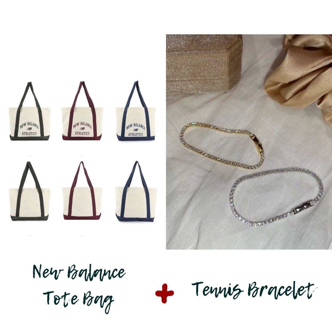 GIFT New Balance Tote Bag Tennis Bracelet