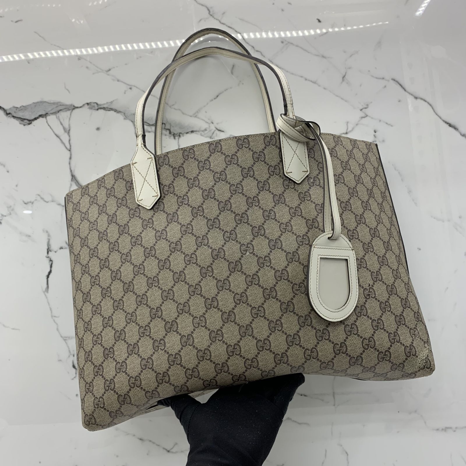 GUCCI 368568 GG REVERSIBLE MEDIUM TOTE BAG 237036391 WE
