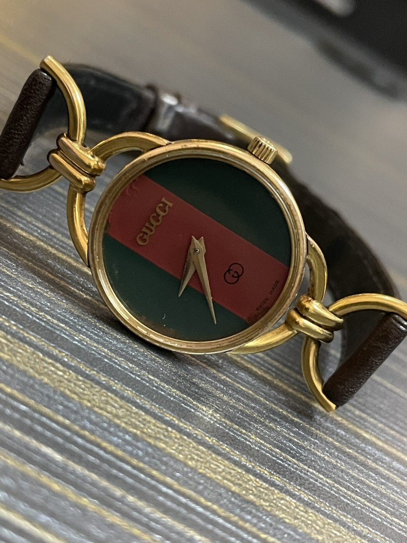 Gucci 6000L Sherry line, Luxury, Watches on Carousell