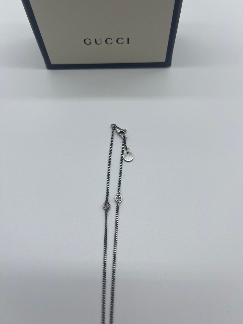 Gucci Cross Pendant Necklace Luxury Accessories on Carousell