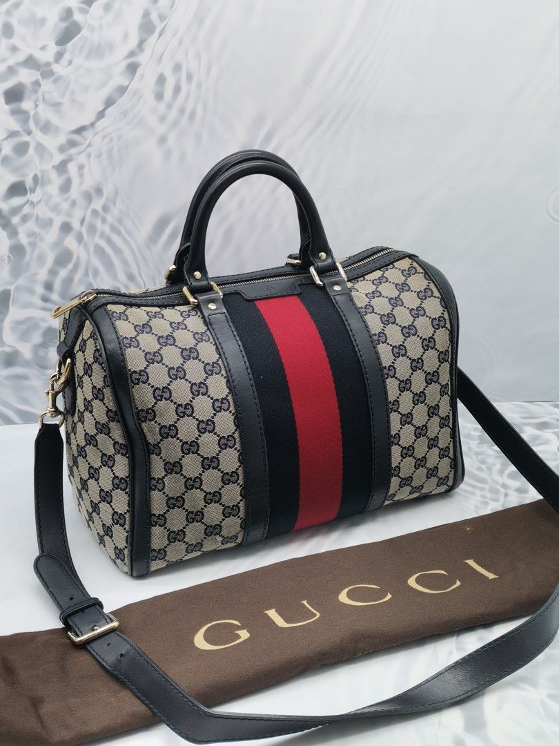 Gucci top handle boston bag on sale