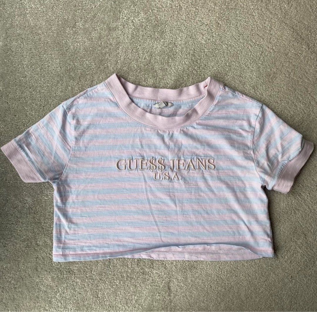 Guess jeans cotton candy top