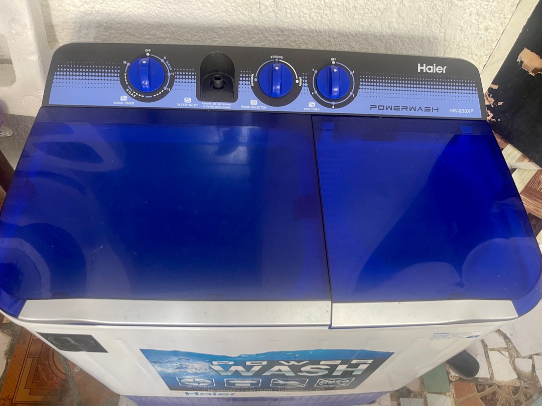 HAIER washing machine, TV & Home Appliances, Washing Machines and