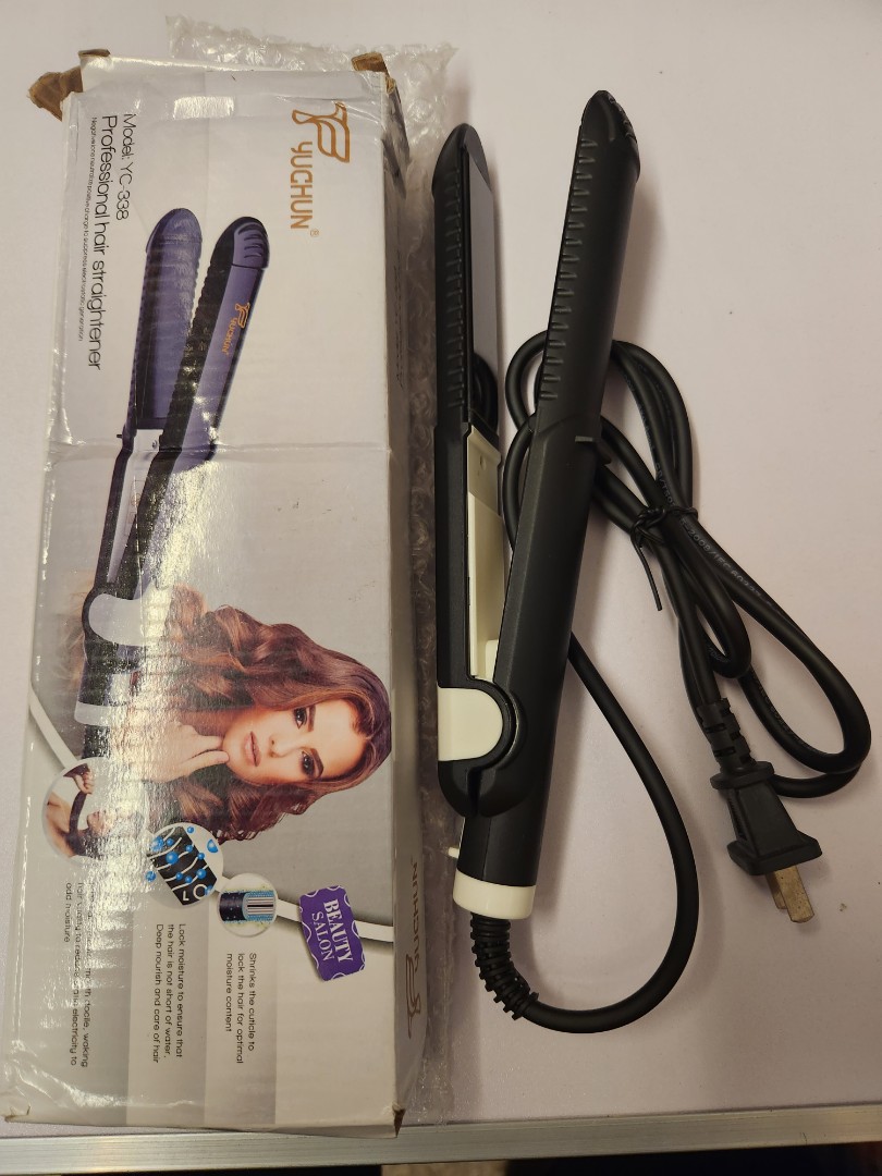 Yuchun hair straightener clearance model yc 338 instructions