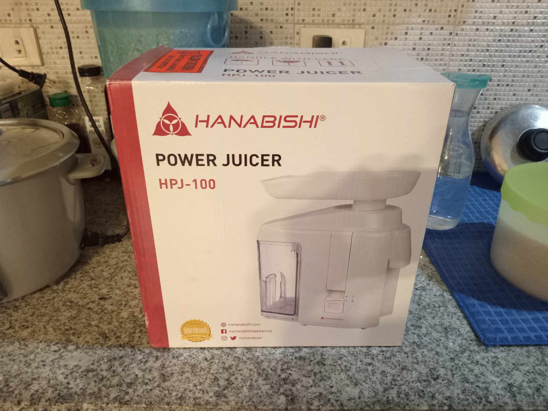 Hanabishi Power Juicer HPJ100, Furniture & Home Living, Kitchenware