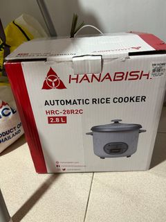 Hanabishi Rice Cooker Black series (1L, 1.5L, 1.8L & 2.8L) HHRC BLK