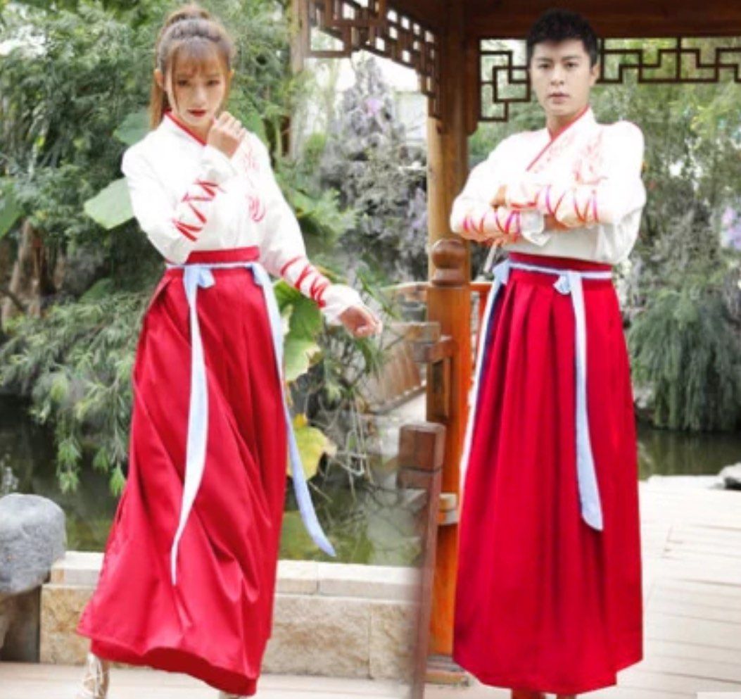 Hanfu unisex Oriental Style ancient style martial arts swordsman handsome men HA45 Men s Fashion Tops Sets Sets Coordinates on Carousell