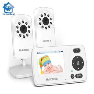 BOIFUN 5'' Video Baby Monitor with Camera and Audio, 2K HD Motion & Cry  Detection, Auto Tracking Pan-Tilt-Zoom, Night Light &14 lullabies, Vision  [Smart APP Control] White (White), Babies & Kids, Baby