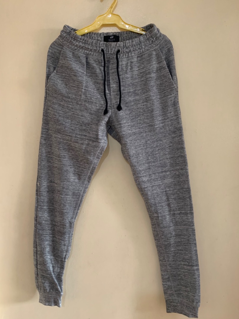H M Jogger Unisex Men s Fashion Bottoms Joggers on Carousell