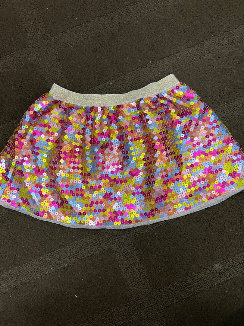 H&m rainbow new arrivals sequin skirt