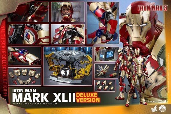 Hot toys Ironman mark 42 1/4, 興趣及遊戲, 玩具& 遊戲類- Carousell