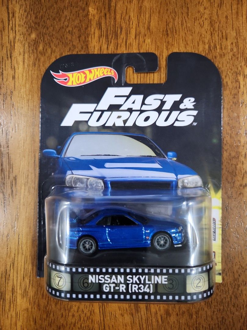 Hot Wheels Fast & Furious Nissan Skyline GT-R (R34), Hobbies & Toys, Toys &  Games on Carousell