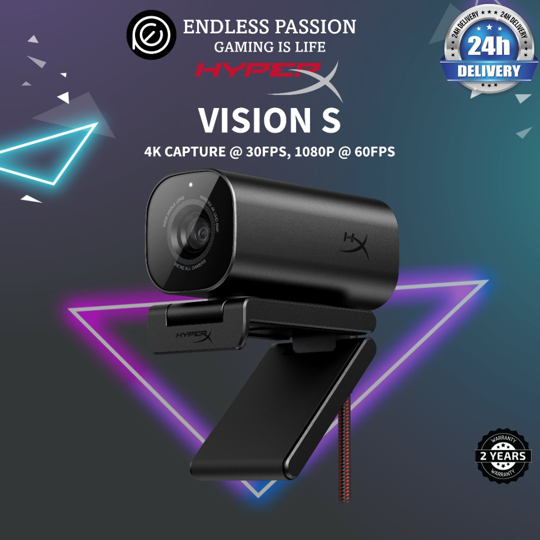 HyperX Vision S Webcam, Computers & Tech, Parts & Accessories, Webcams ...
