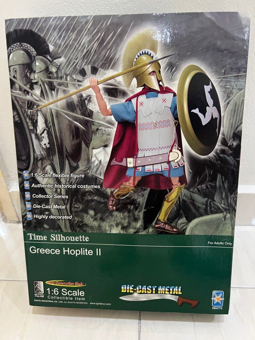 Ignite 12” 1/6 Greece Hoplite figure, Hobbies & Toys, Toys & Games