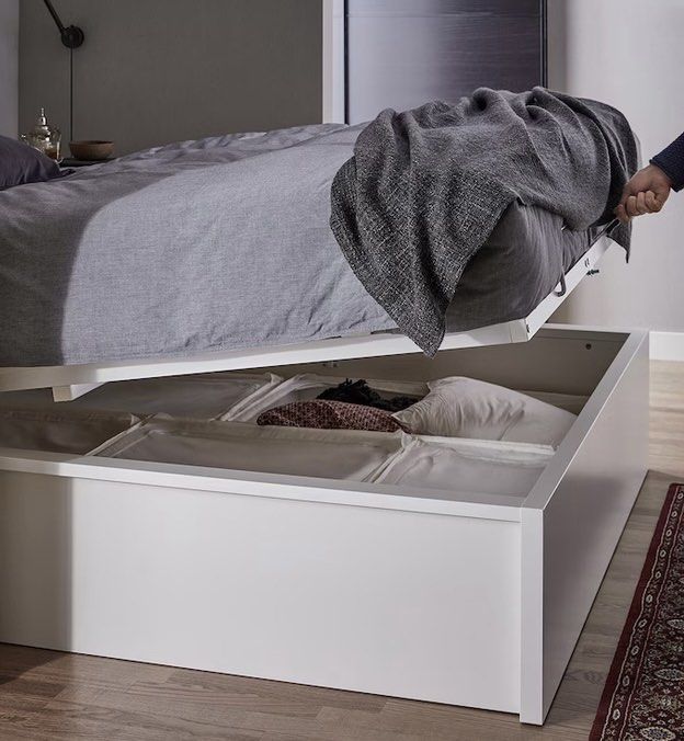 IKEA Ottoman bed, Furniture & Home Living, Bedding & Towels on Carousell