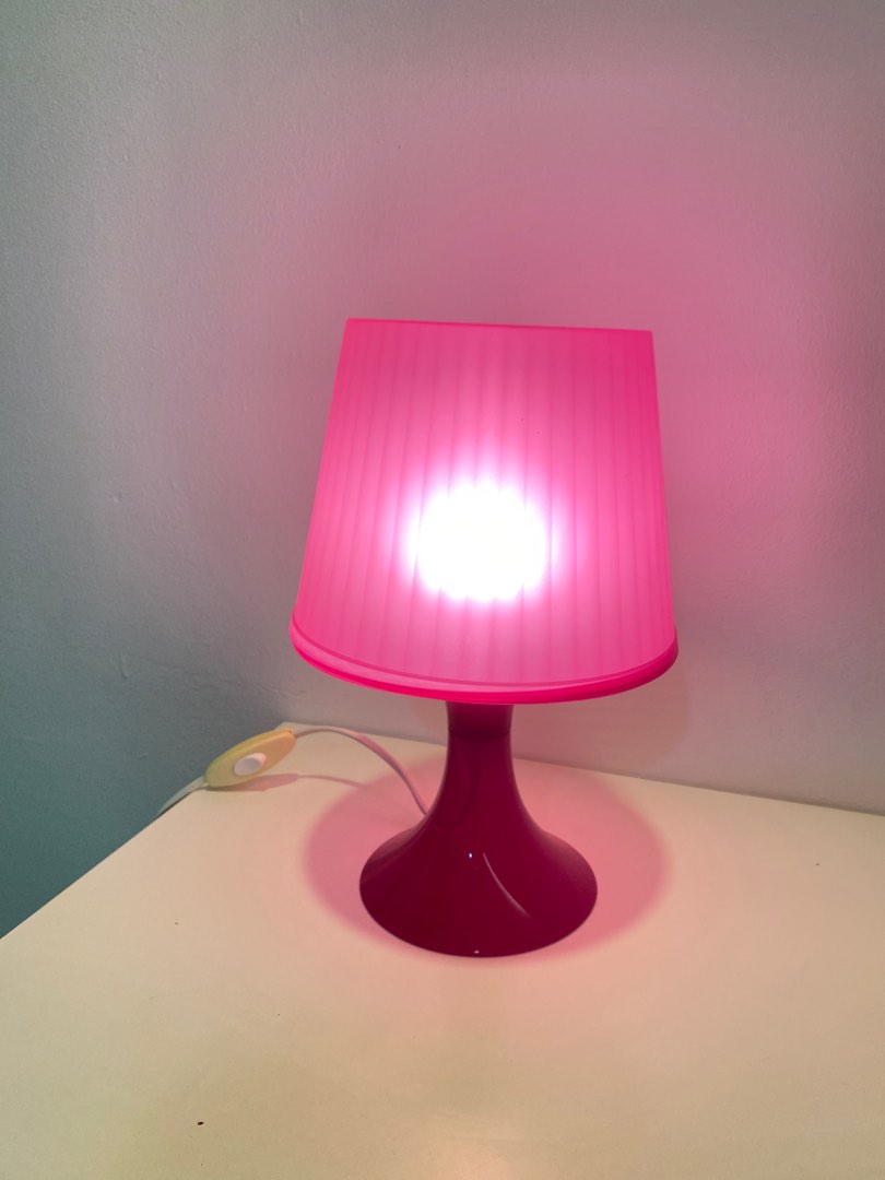 IKEA Side Table Lamp, Furniture & Home Living, Lighting & Fans