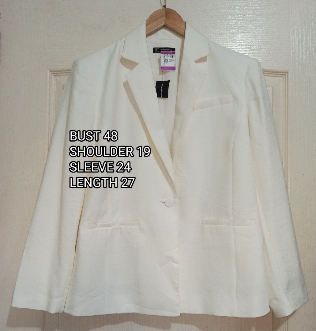 Plus Size White Suit