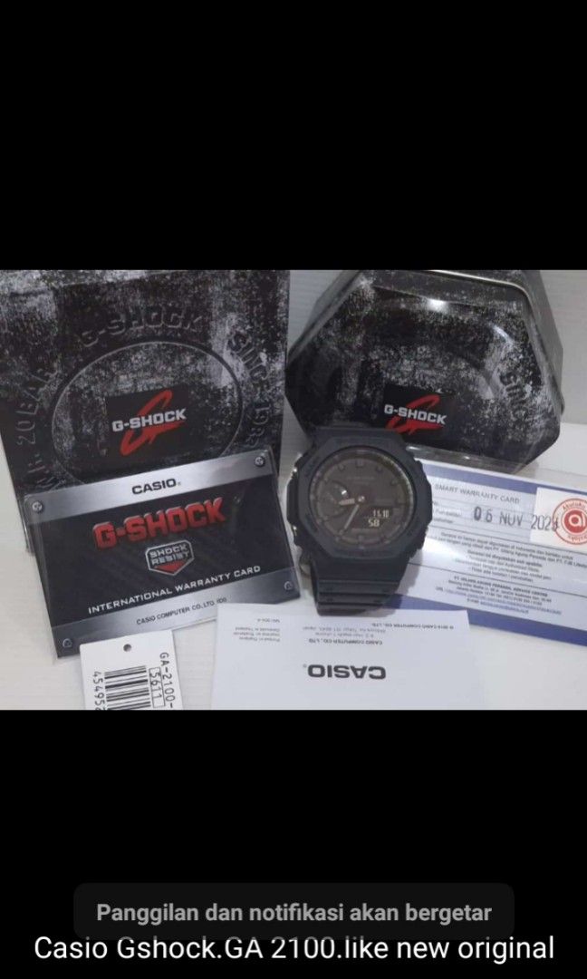 Jam Casio gisok ga2100 like new original Barang Mewah Jam Tangan