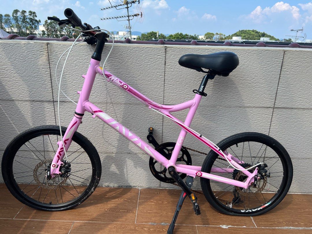 JAVA Mini 18” （分類：單車）位於 Hong Kong。 由 michellemama 提交（商品編號 1264810398，圖片 2）。簡介： 只踩過2次, sit 位加了厚墊, 碟剎。