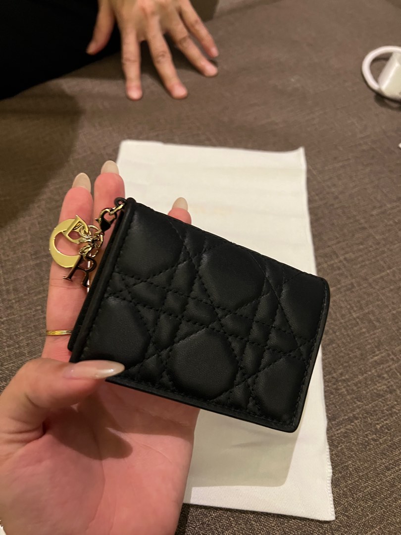 Lady dior flap card holder shop