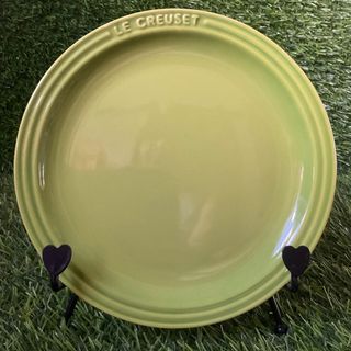 Le Creuset Yellow Green Dessert Plate with Flaw as posted 7.5” inches, 1pc available - P499.00