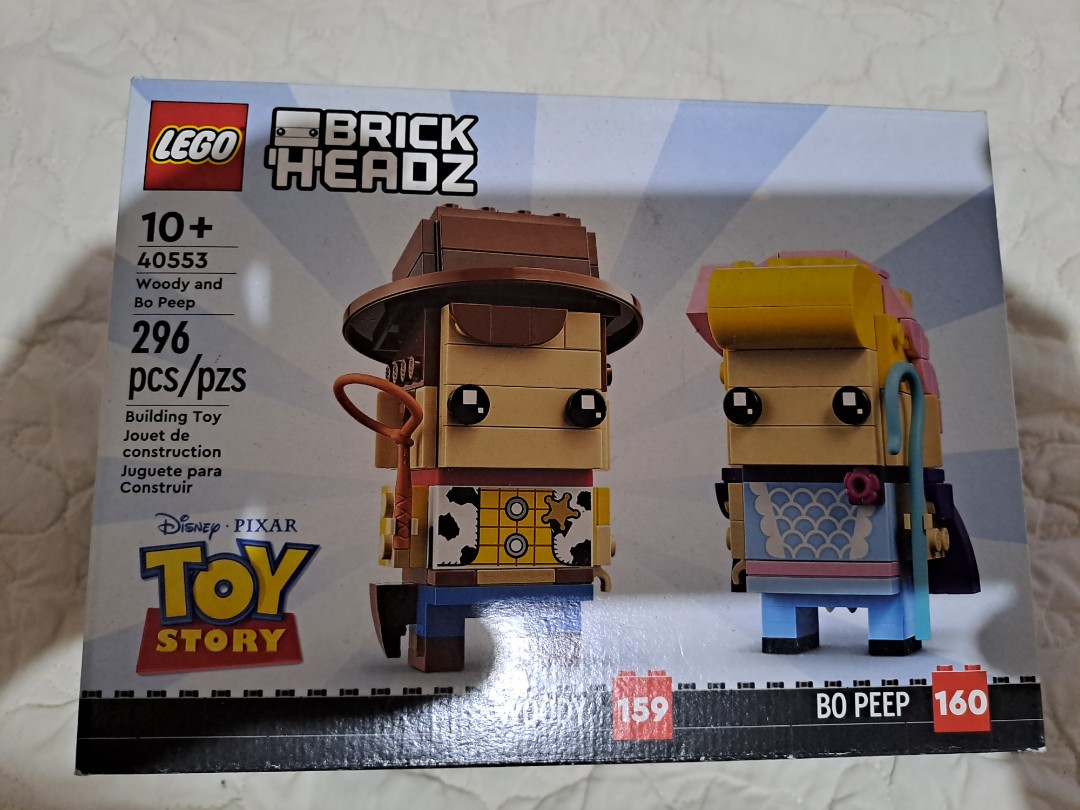  LEGO BrickHeadz Woody and Bo Peep - Toy Story, 296 pcs : Toys &  Games