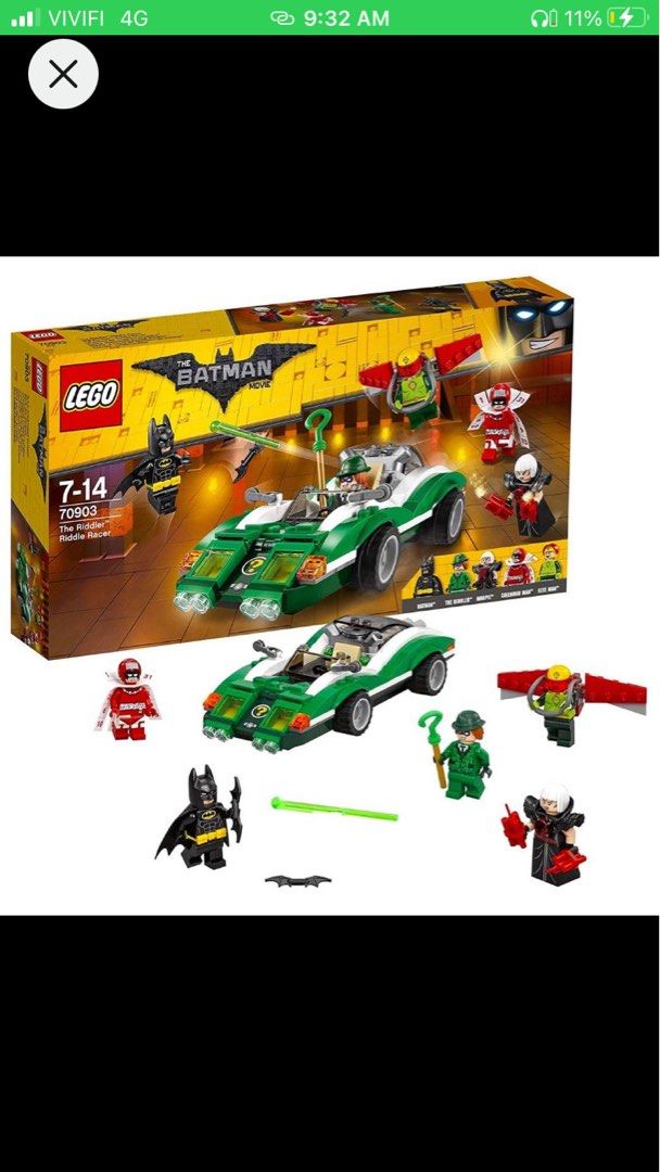 Riddler racer lego clearance