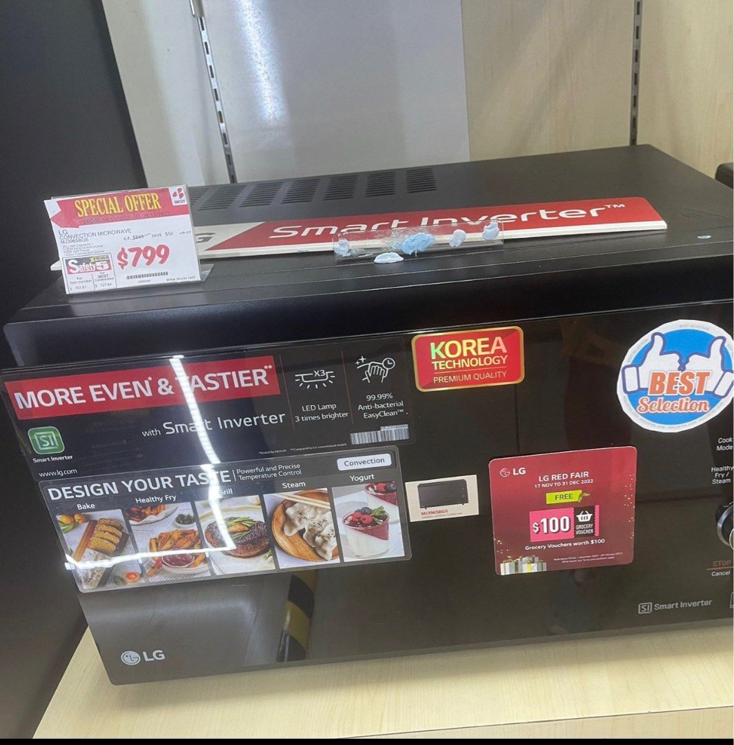 LG smart convection microwave, TV & Home Appliances, Kitchen Appliances