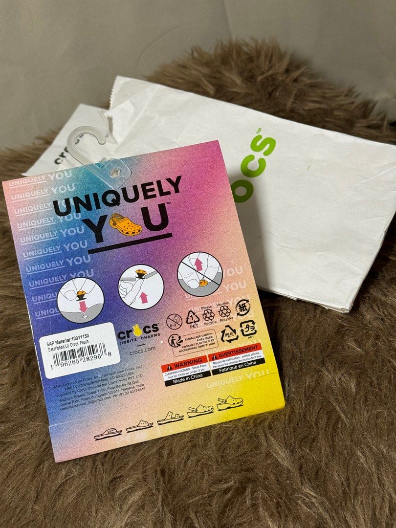 Lil crocs pouch jibbitz, Women's Fashion, Footwear, Sandals on Carousell