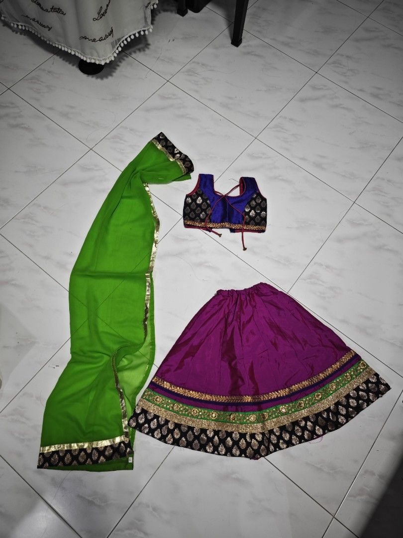 Little girl Indian dress, Babies & Kids, Babies & Kids Fashion on Carousell