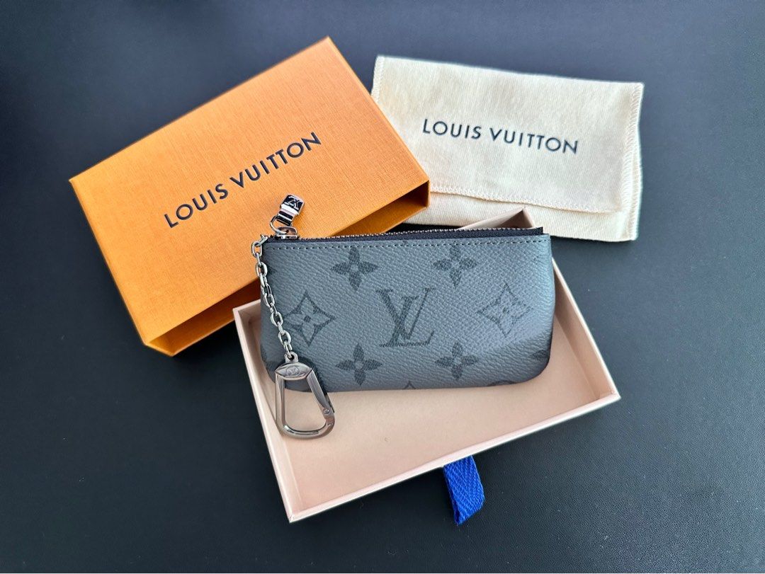 Louis Vuitton Monogram Leather 4 Hooks Key Case Key Holder France Used  Vintage