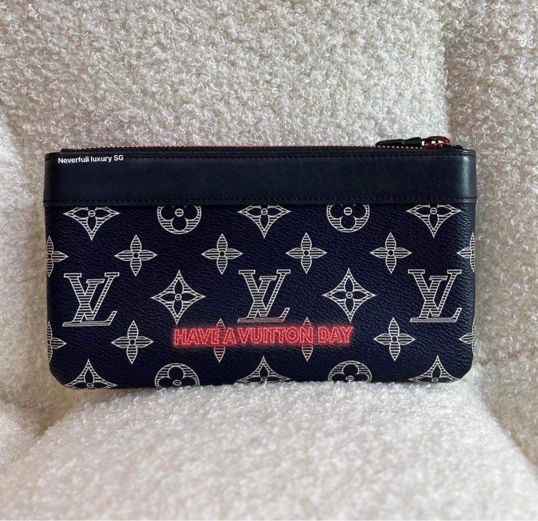 Louis Vuitton Pochette Apollo PM Black Monogram Upside Down Collection
