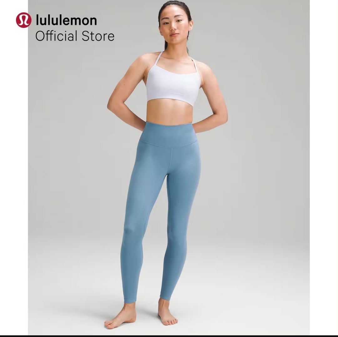 lululemon align leggings high rise baby blue cast size 6
